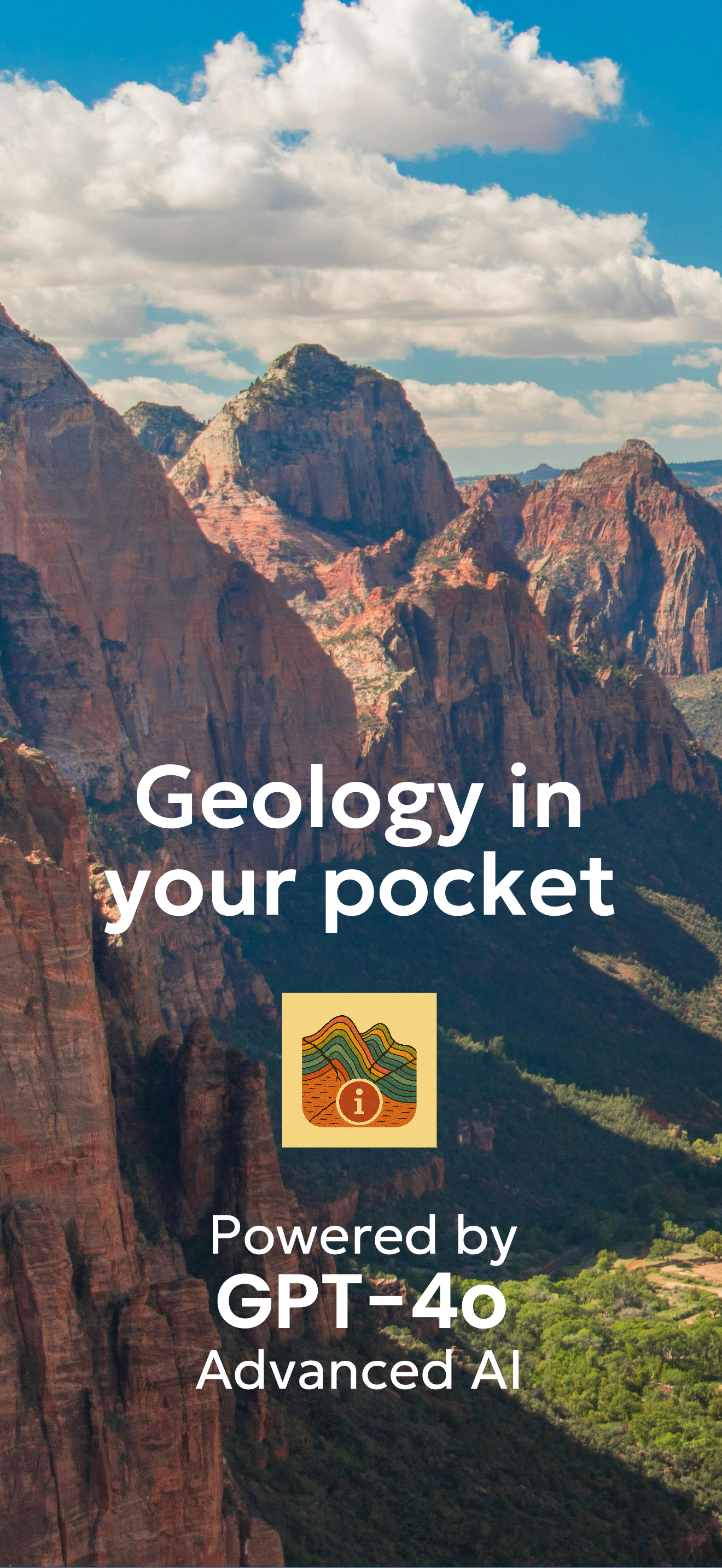 Geology AI identification screen