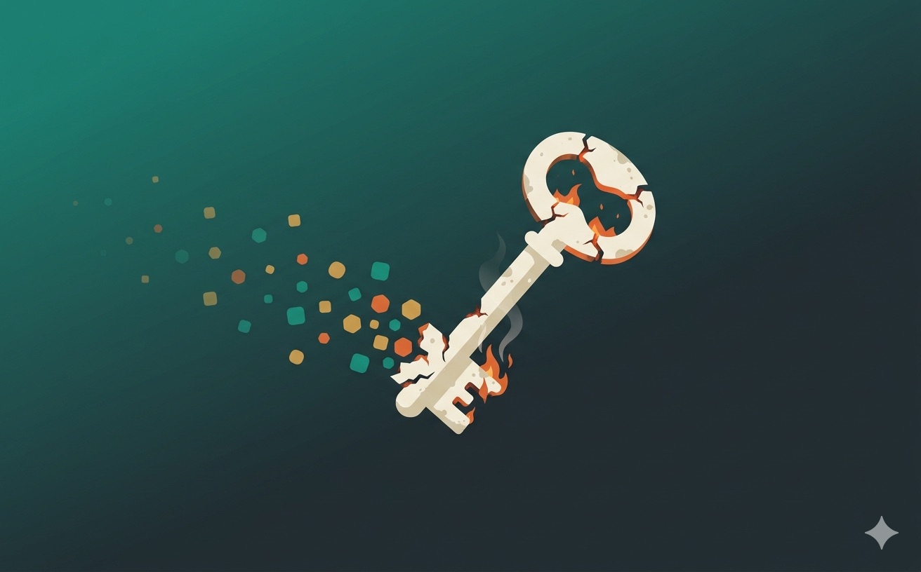 Header image for the blog post about a leaked OpenAI API key burning through credits.